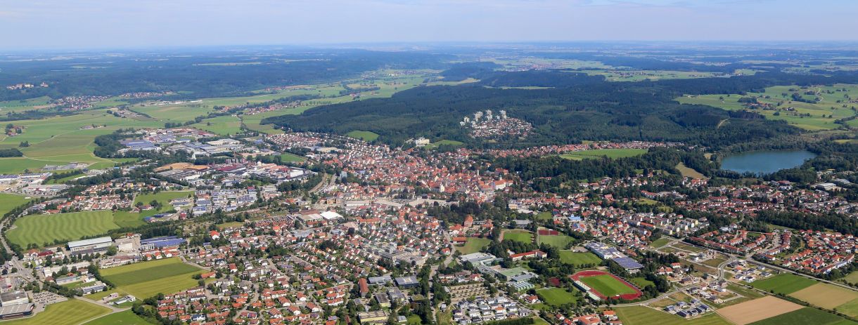 Luftbild Leutkirch im Allgäu