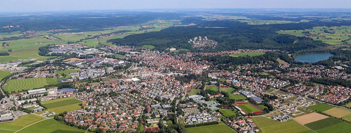 Luftbild Leutkirch im Allgäu